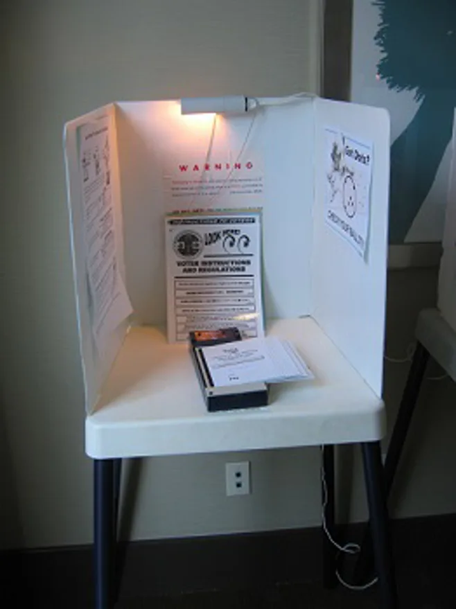 voting booth voting booth