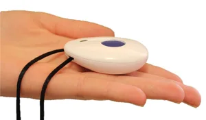 Alert1 Fall Detection Pendant In Hand Alert1 Fall Detection Pendant In Hand