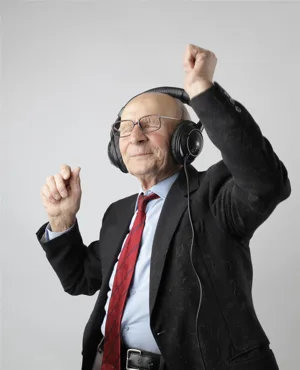 Alert1 Senior Listening and Dancing to Music Alert1 Senior Listening and Dancing to Music