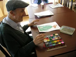 Alert1 Senior Painting A Masterpiece Alert1 Senior Painting A Masterpiece