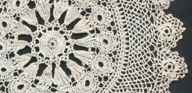 crocheted doily crocheted doily