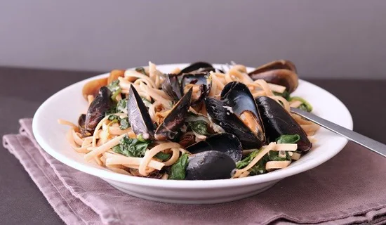 Delicious Pasta With Mussels Delicious Pasta With Mussels