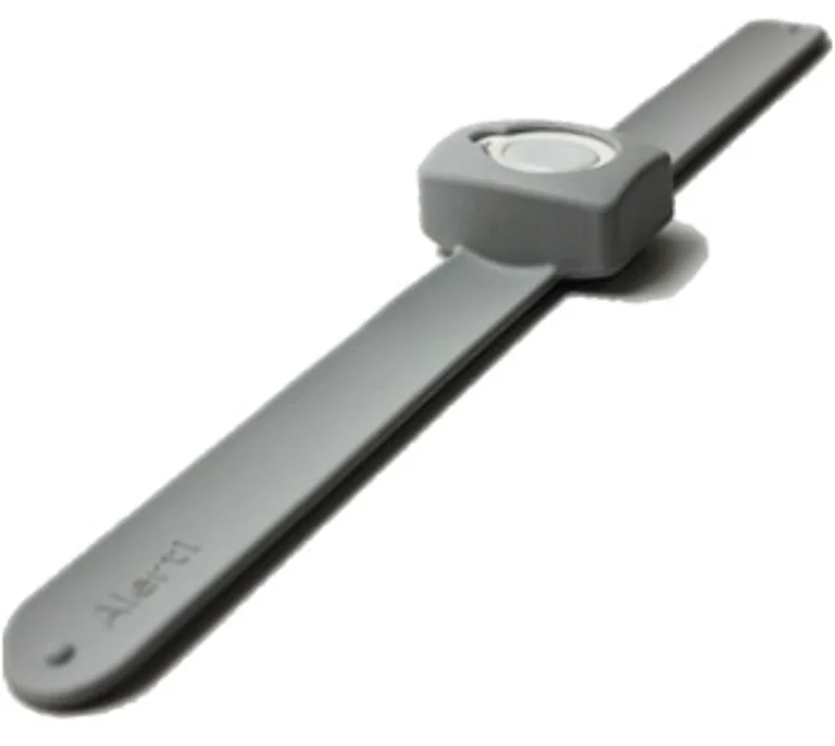 Grey Silicone Wristband