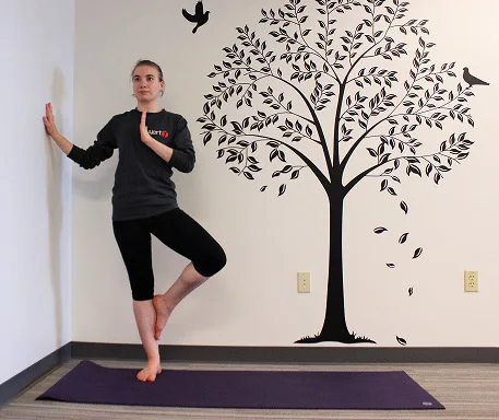 tree pose yoga
