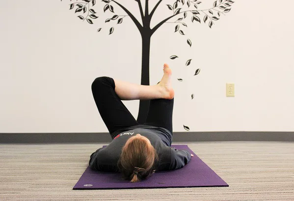 figure 4 yoga pose
