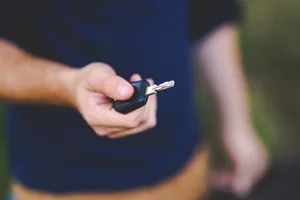Man Holding Car Keys Man Holding Car Keys
