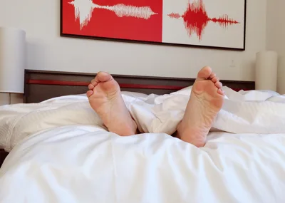 Person Sleeping In Bed Person Sleeping In Bed