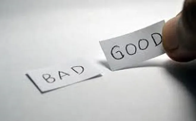 bad versus good bad versus good