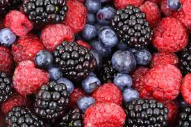 Closeup of berry medley Closeup of berry medley