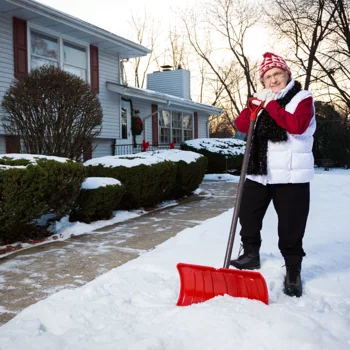 shoveling snow shoveling snow