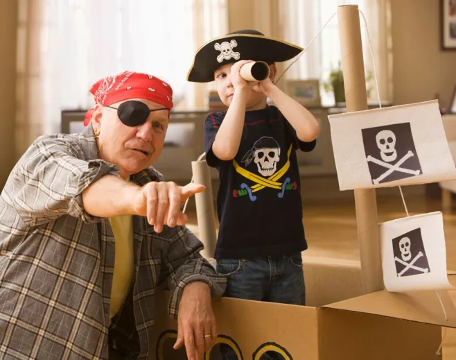 grandpa grandchild pirate grandpa grandchild pirate