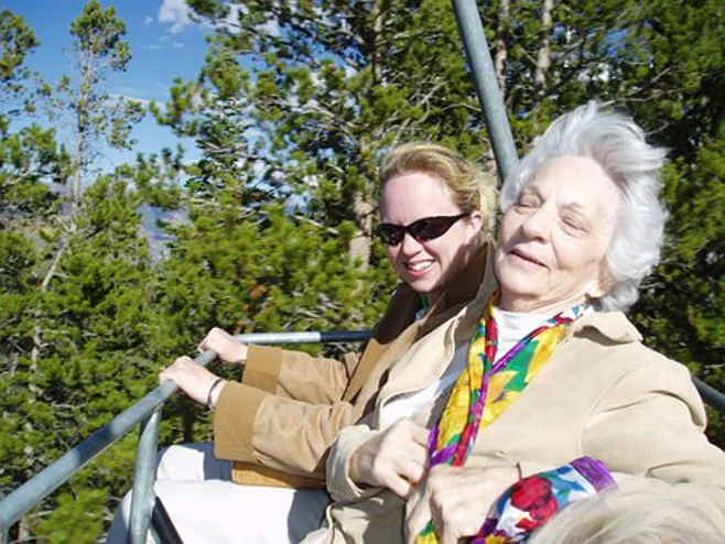 Grandma on Ferris Wheel Grandma on Ferris Wheel