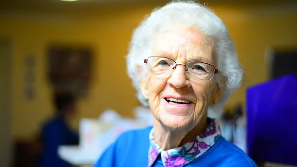 smiling granny with glasses smiling granny with glasses