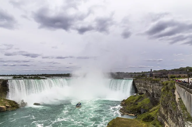 niagara falls wide shot niagara falls wide shot