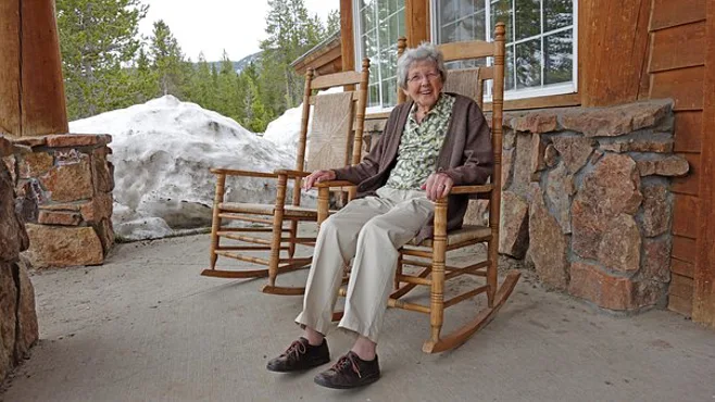 grandma on porch grandma on porch