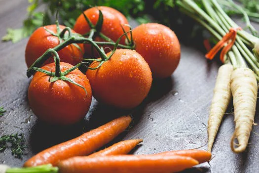 tomatoes and carrots tomatoes and carrots