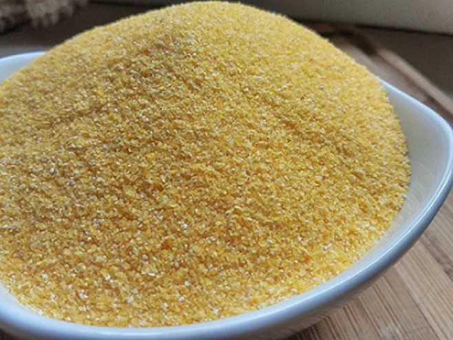 Uncooked polenta Uncooked polenta