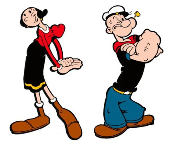popeye and olive oyl popeye and olive oyl