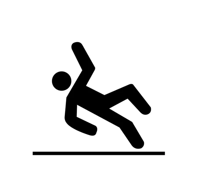 man slipping on floor man slipping on floor